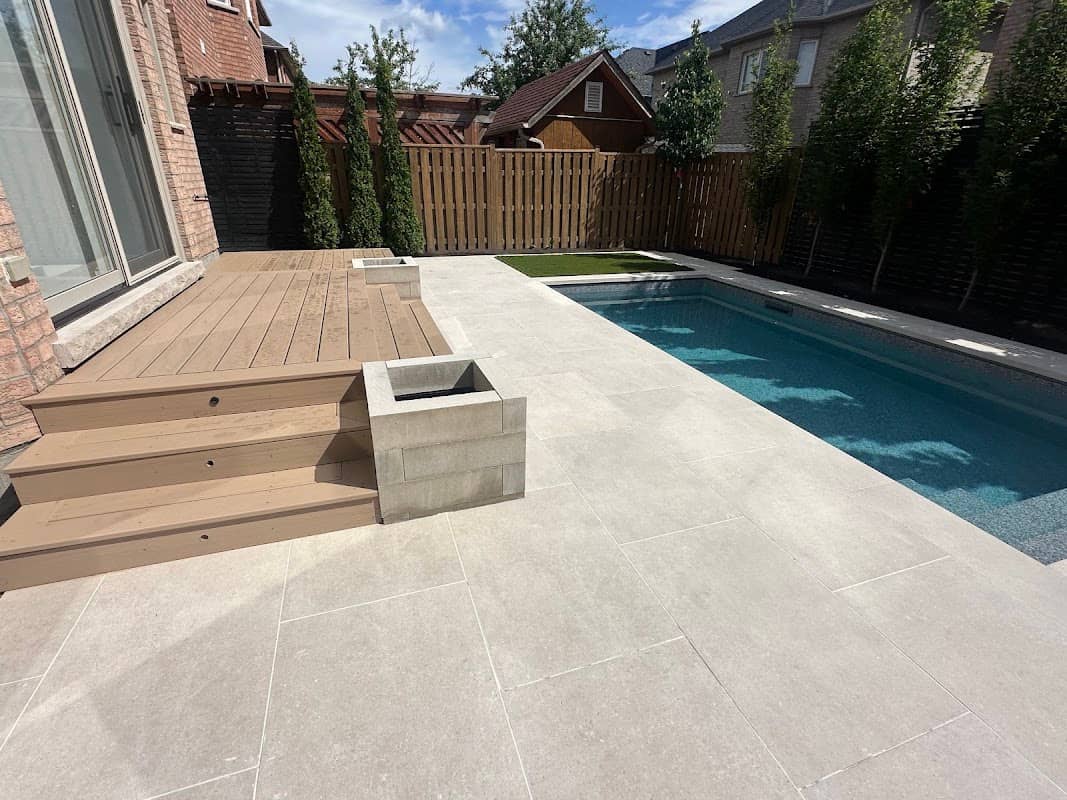Green Side Up Contracting -Trex Decking, Interlocking & Landscape Construction project photo 2